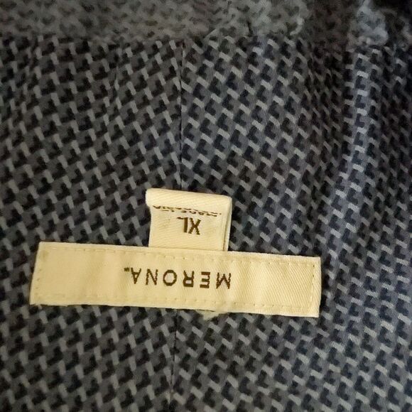 Men's Blue Button-Up Shirt Merona XL - Picture 2 of 4